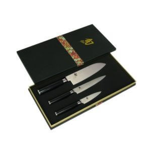 SHUN KAI Classic 3 Piece Santoku Knife Set