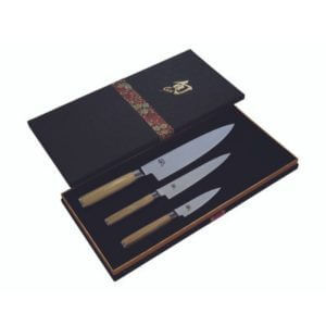 SHUN KAI Classic White 3 Piece Chefs Knife Set