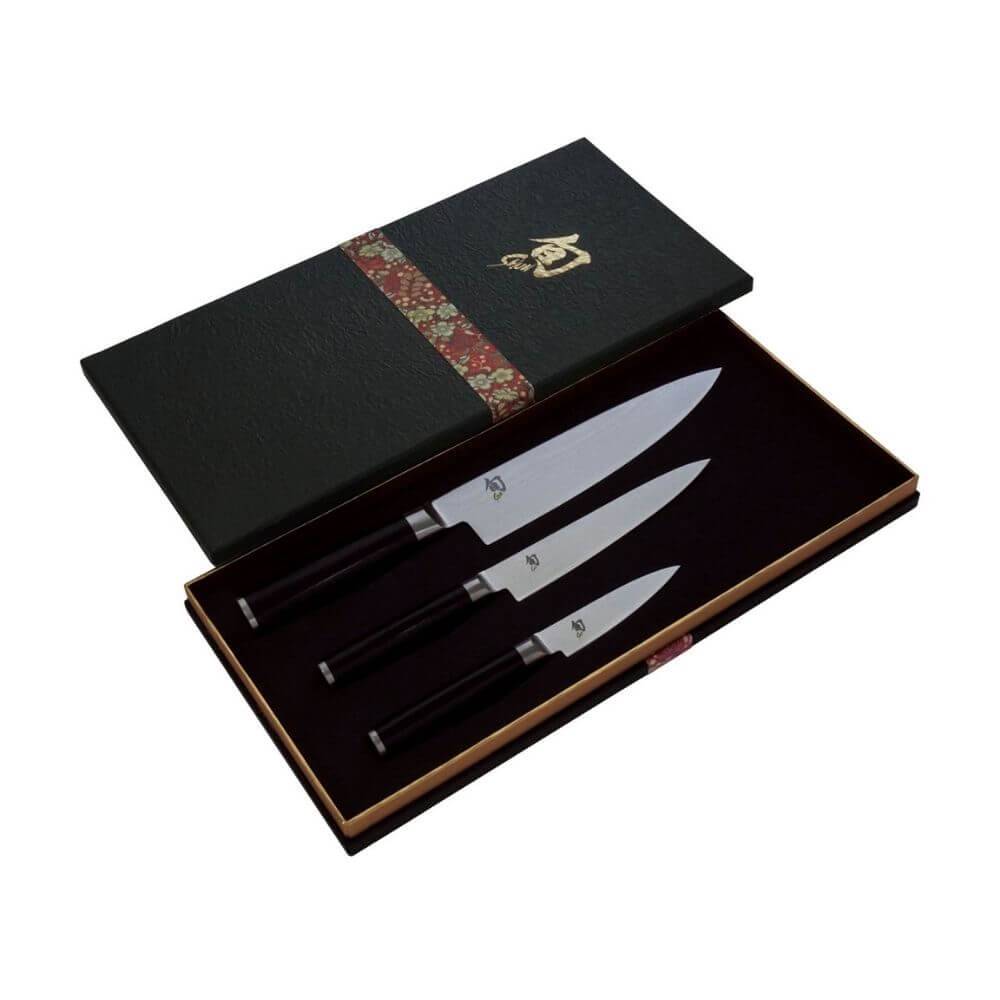 SHUN KAI Classic 3 Piece Chefs Knife Set