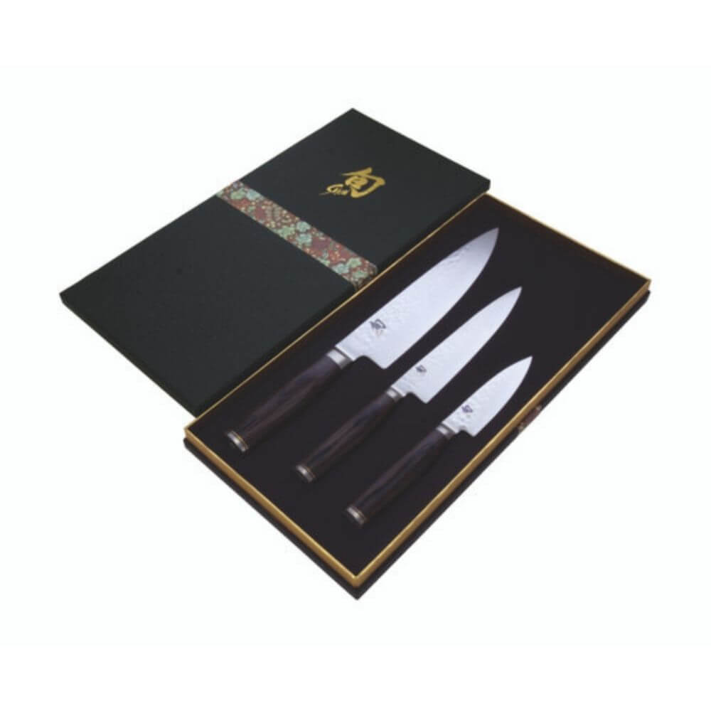 SHUN KAI Premier 3 Piece Chefs Knife Set