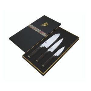 SHUN KAI Premier 3 Piece Santoku Knife Set